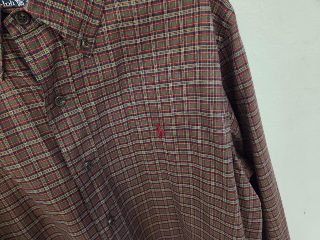 랄프로렌 커스텀핏 체크 셔츠 XL 상품이미지4