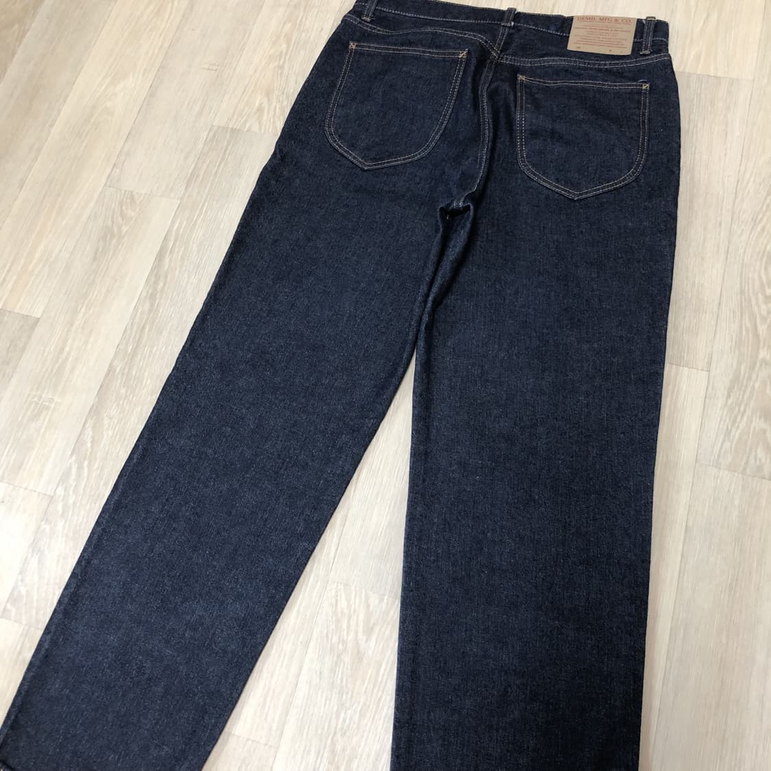 (32) 데밀 DEMIL MFG 5P 레귤러핏 원워시드 중청 데님 상품이미지8