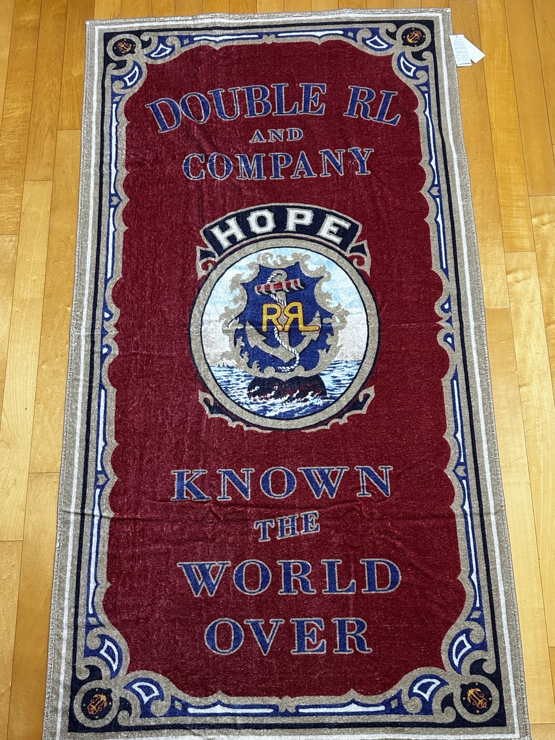 Rrl 실드 그래픽 비치타월 상품이미지1