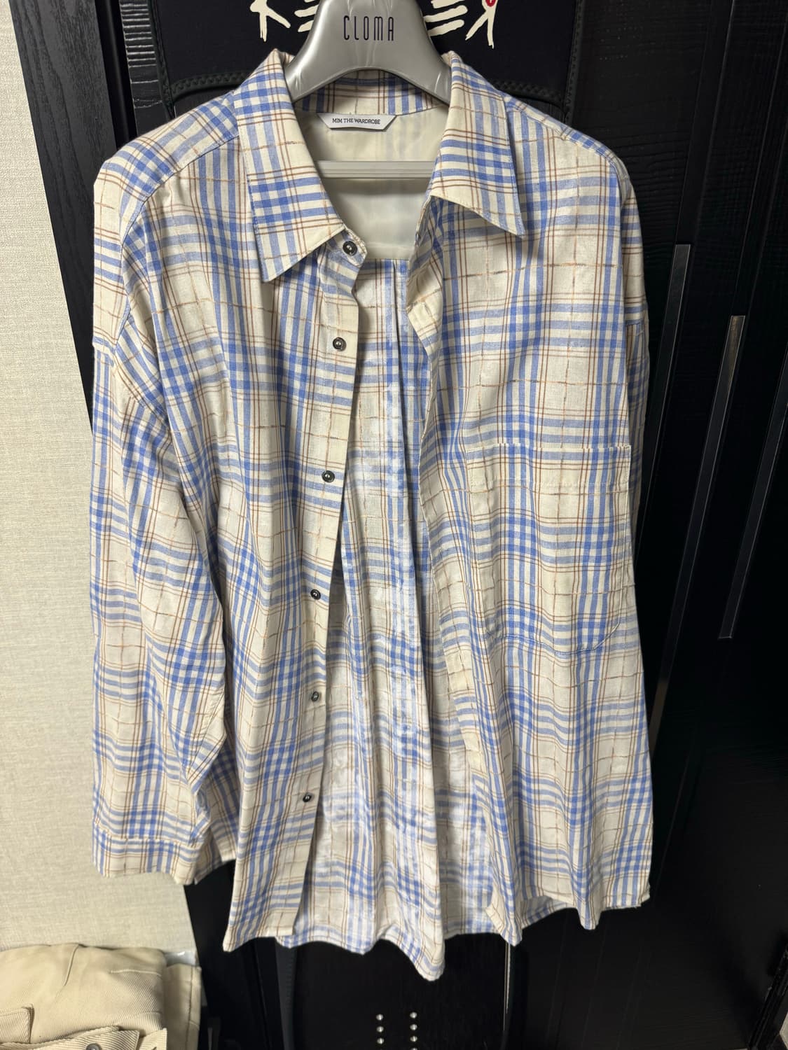 [2] 밈더워드로브 빈티지 워시드 체크 셔츠  상품이미지2