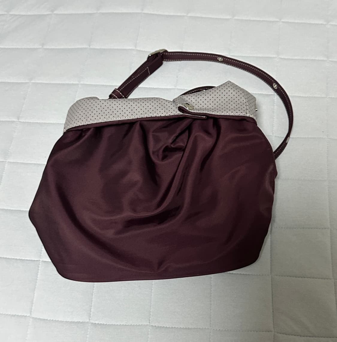 혜키 hyeki 도로백 퍼플색 판매합니다. 상품이미지4