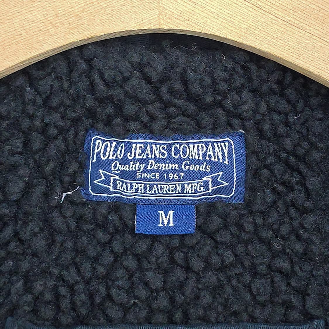 폴로진스(Polo Jeans) 성조기 패치 셰르파 자켓 M 상품이미지9