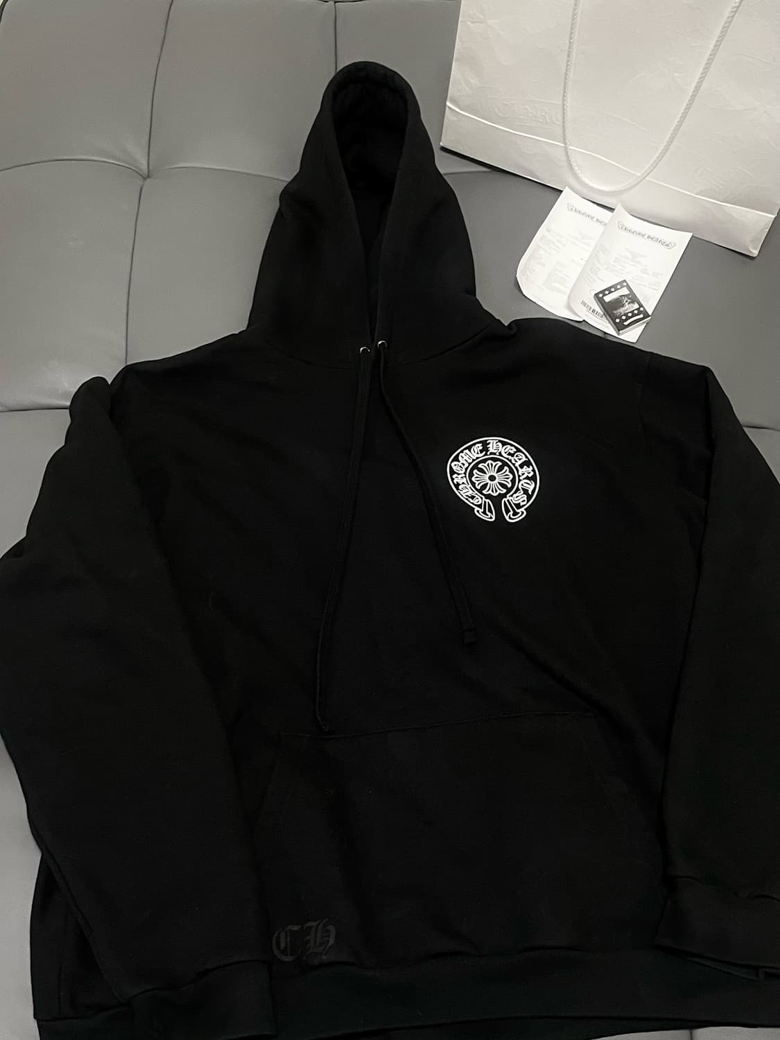 크롬하츠 홀스슈 후드티 홍콩버전 2XL 상품이미지1