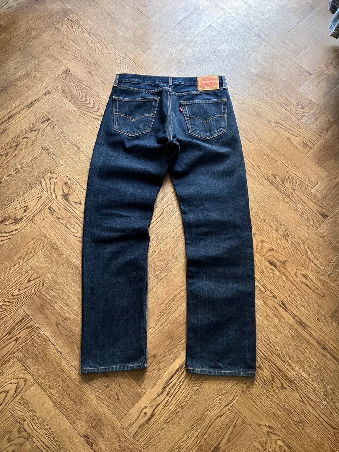 [34]리바이스 505 레귤러 스트레이트핏 생지 데님 팬츠 상품이미지1