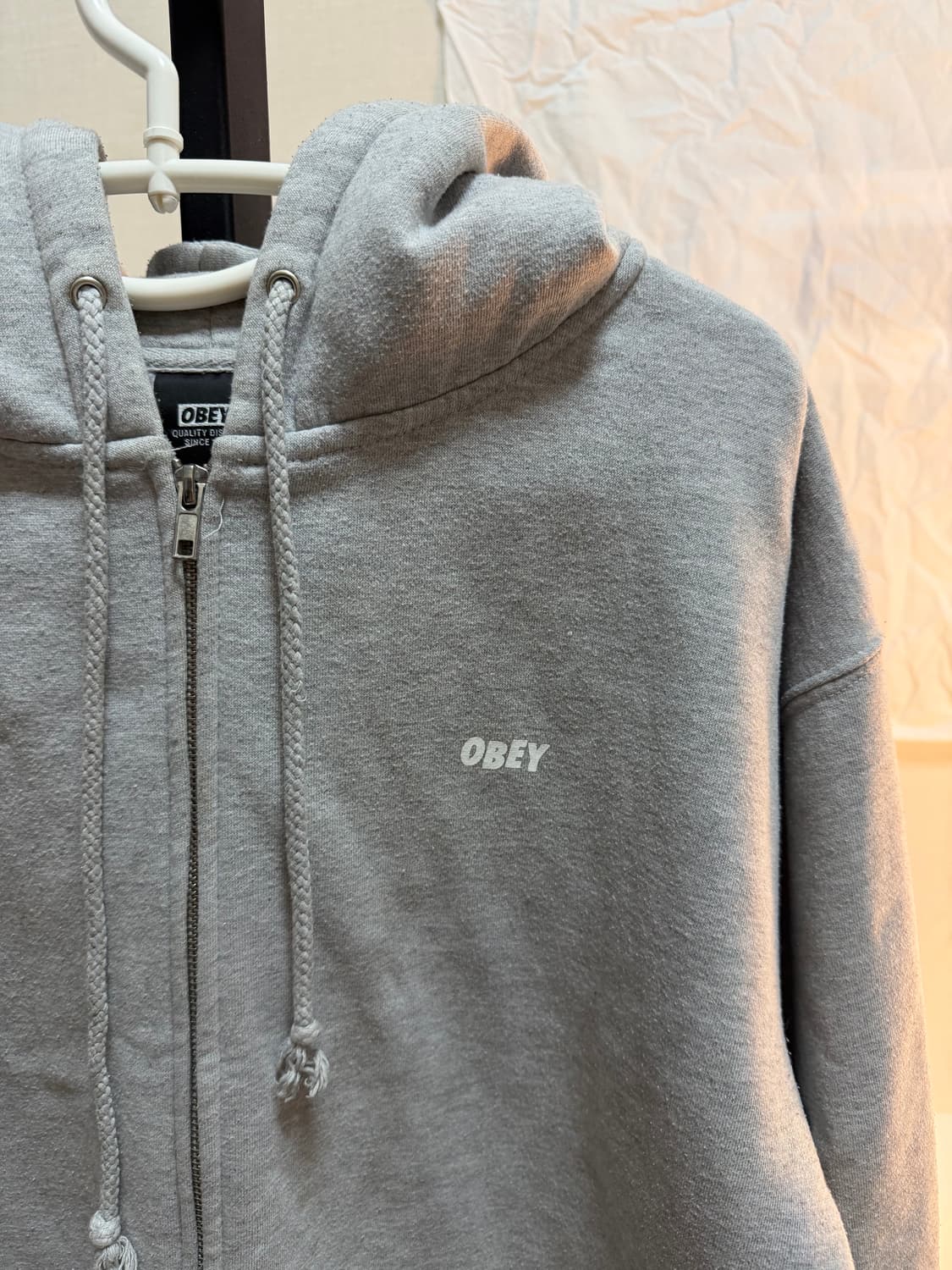 오베이 그레이 후드집업 상품이미지2