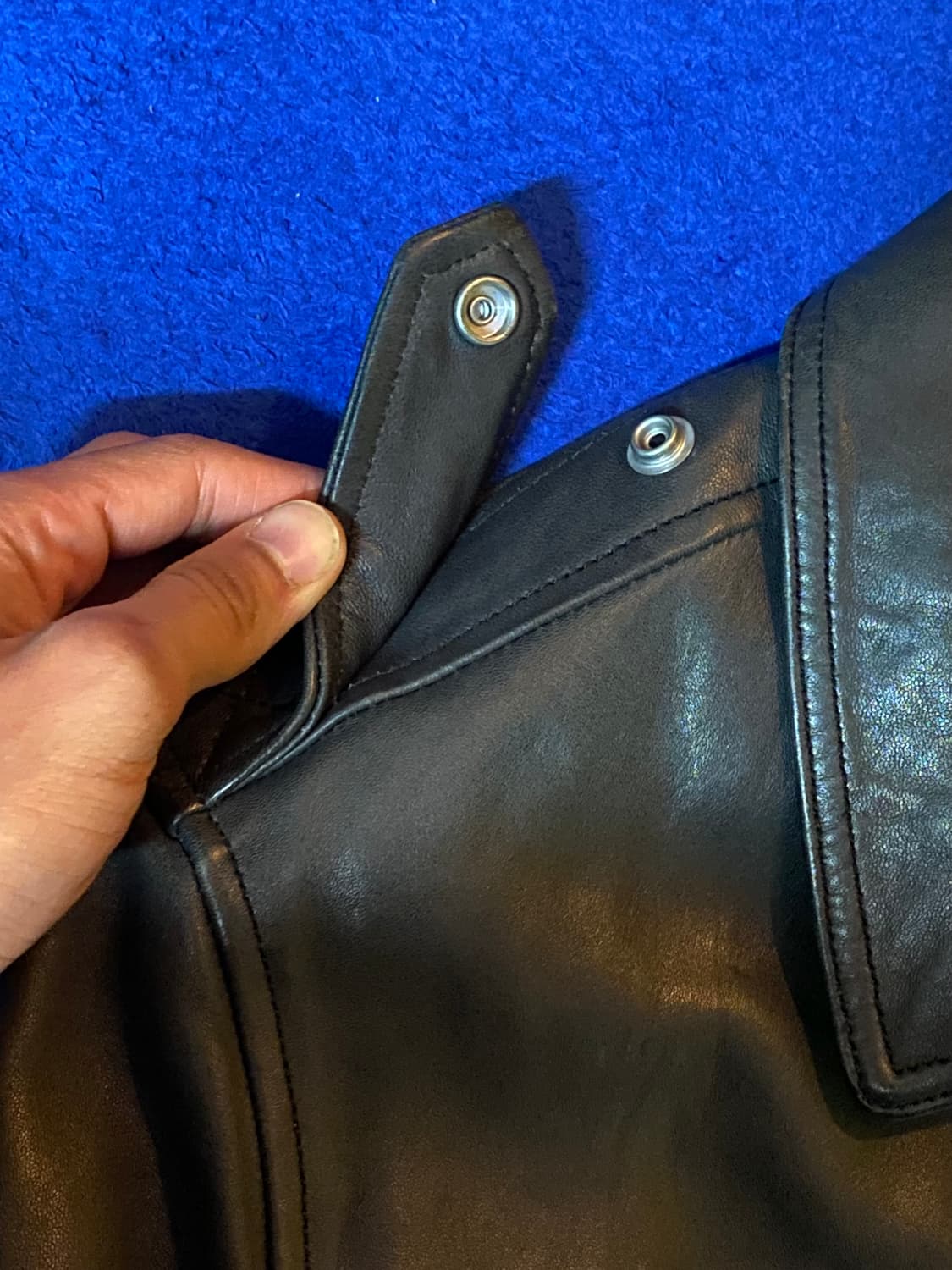 AllSaints 올세인츠 블랙 양가죽 자켓  상품이미지6