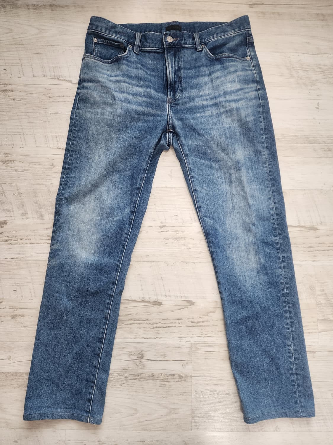 UNIQLO 유니클로 중청 스판 데님 팬츠 팜. (33~34)인치 청바지 상품이미지1