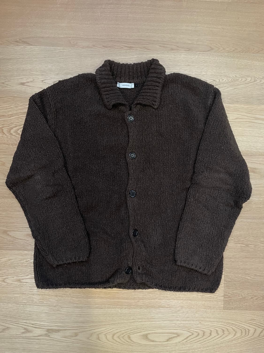 아모멘토 브라운 가디건 (L) 상품이미지1