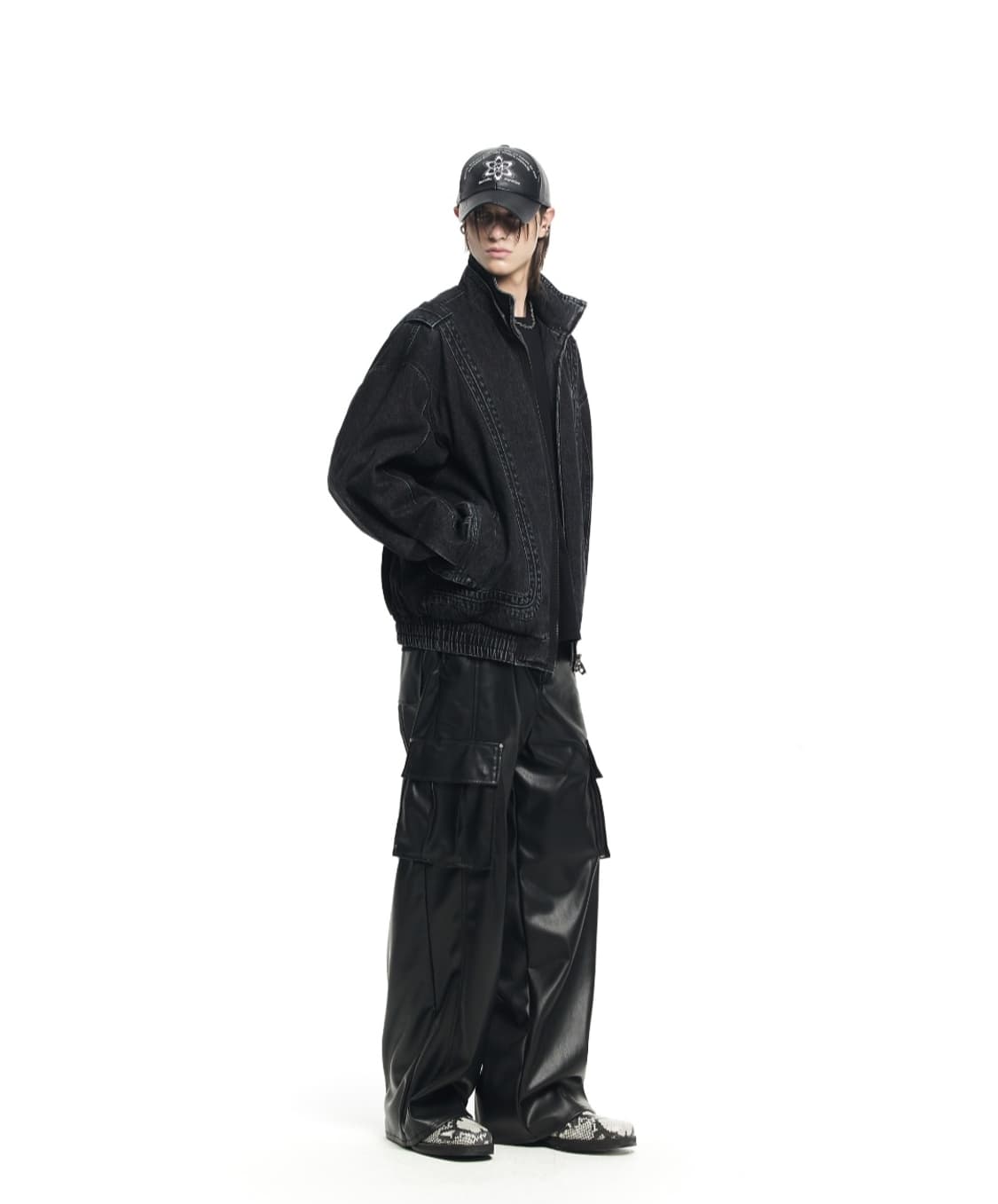 메종미네드 퀼팅 패디드 데님 봄버 상품이미지5