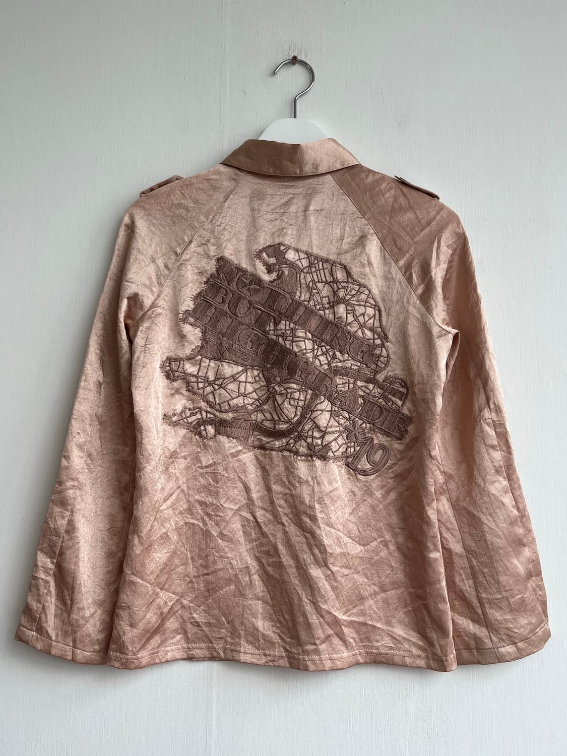 deep sweet easy 19 로즈 새틴 셔츠 상품이미지1