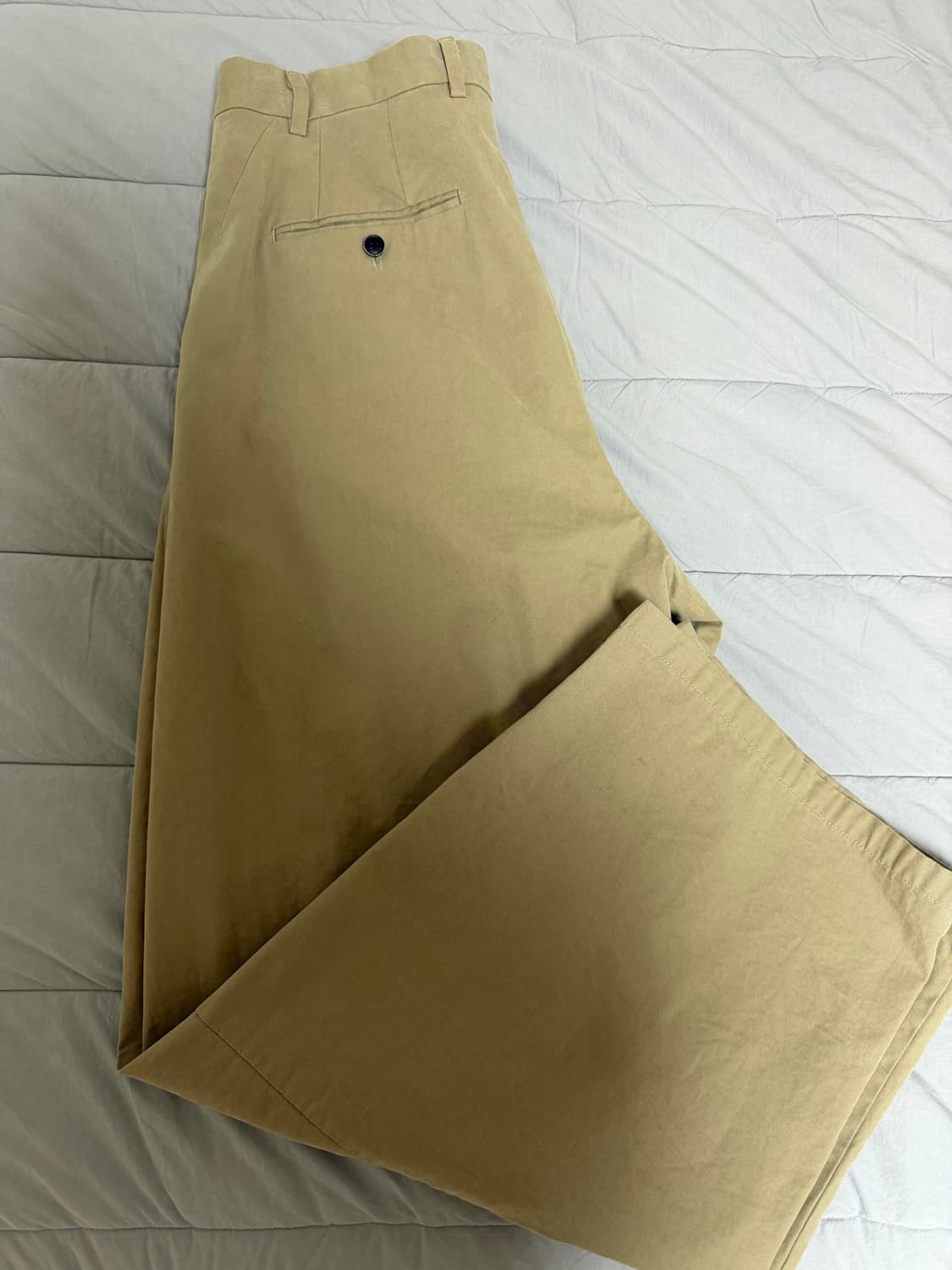 해칭룸 Wide Curve Trousers Beige  상품이미지7