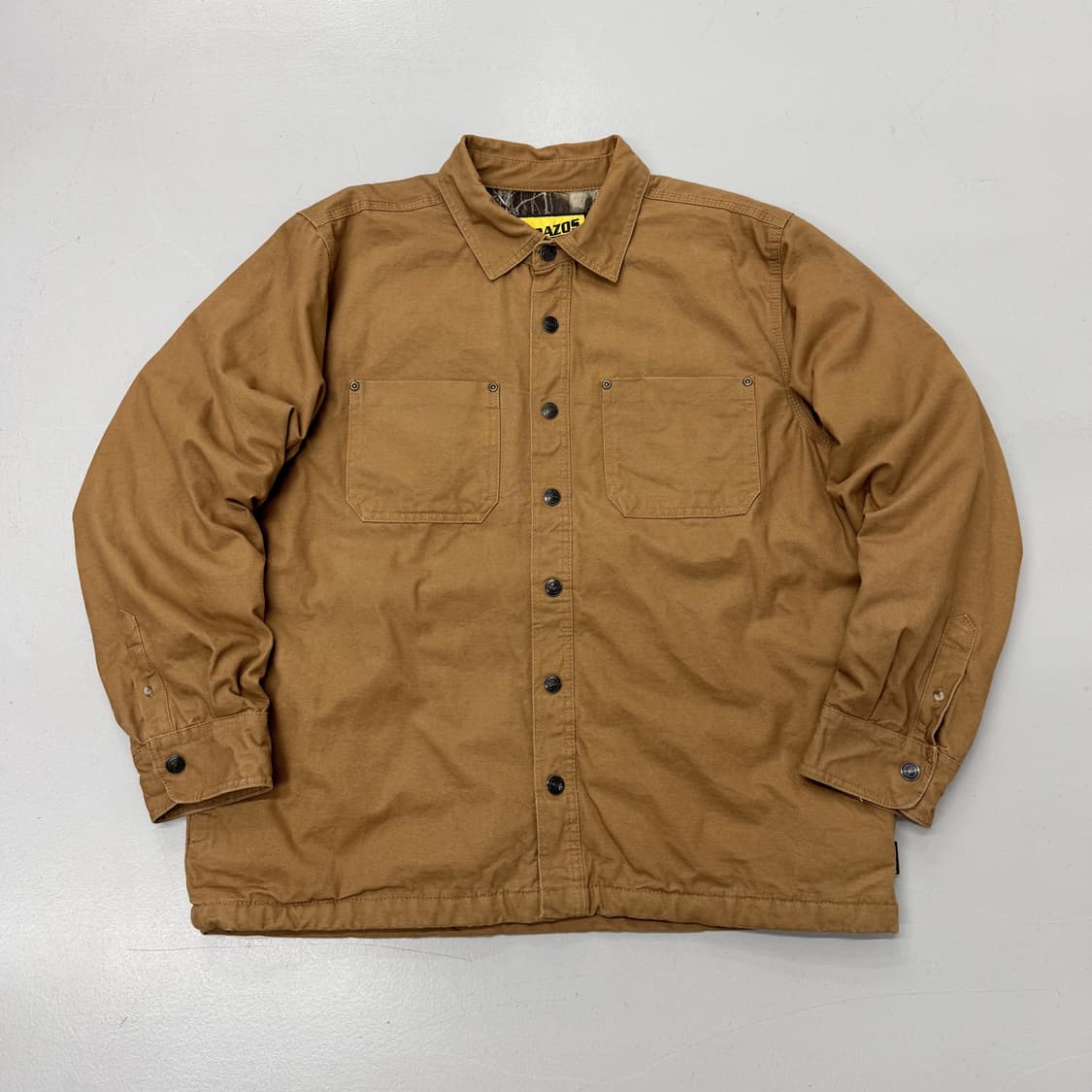 워크웨어 빈티지 리얼트리 안감 셔츠형 캔버스 워크자켓 상품이미지2