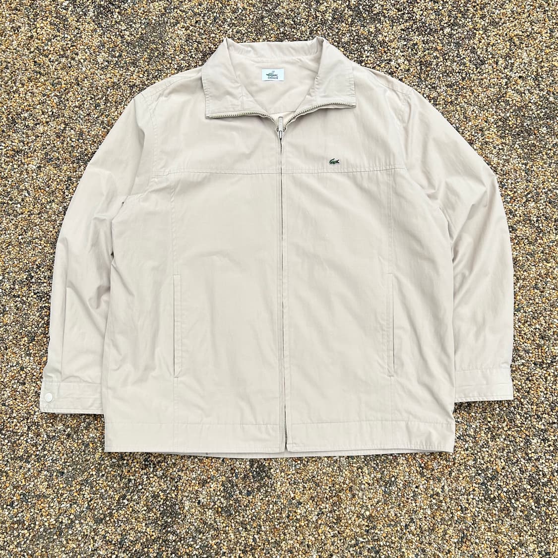 라코스테 베이지 블루종 자켓 상품이미지1