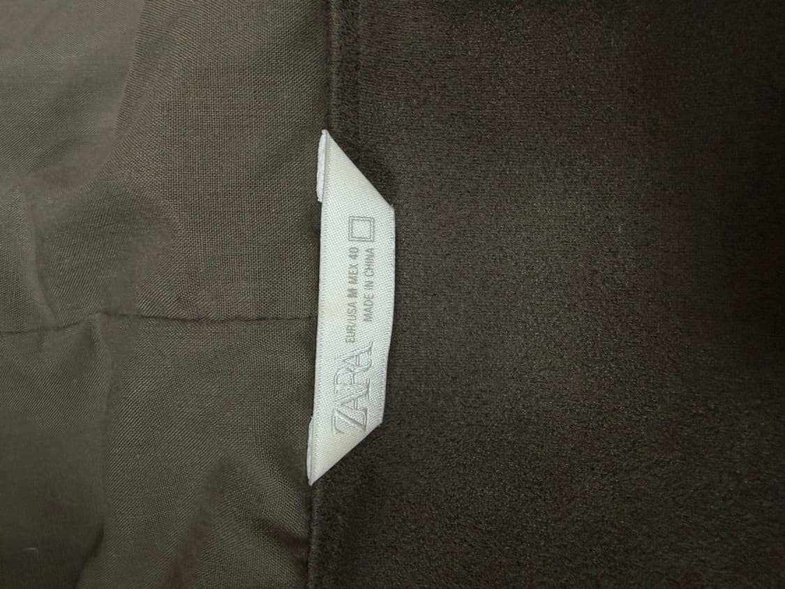 자라 스웨이드 후드집업 상품이미지3