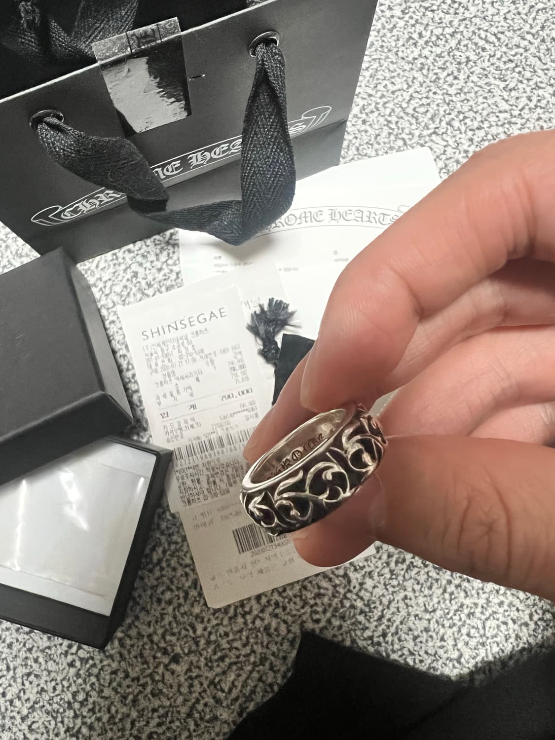 [us7.5] 크롬하츠 이터니티 바인밴드링 상품이미지4