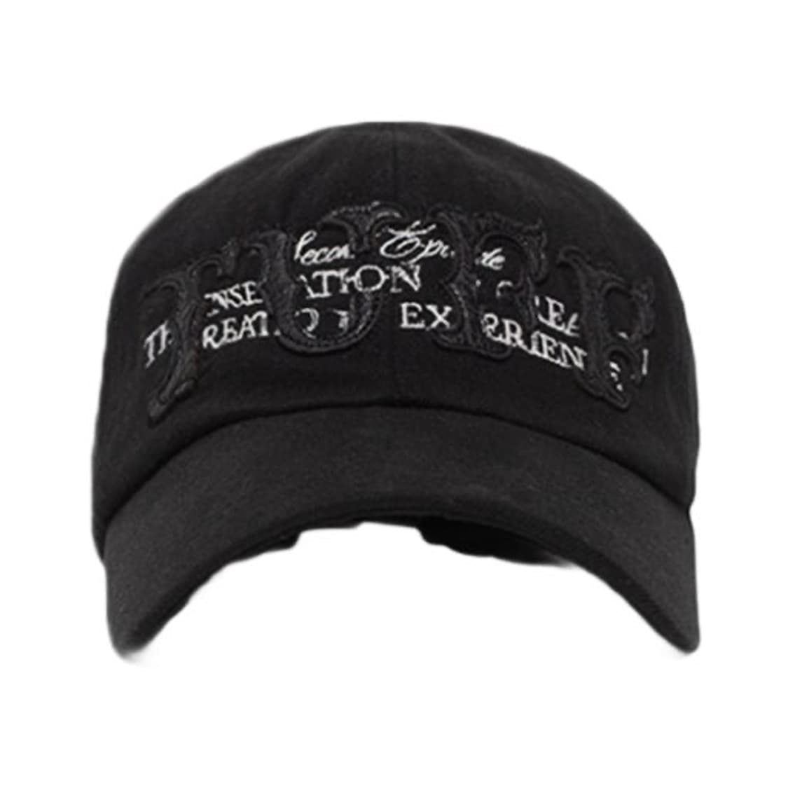 Gatherlazy Leather Patch Tough Cap Black 상품이미지2