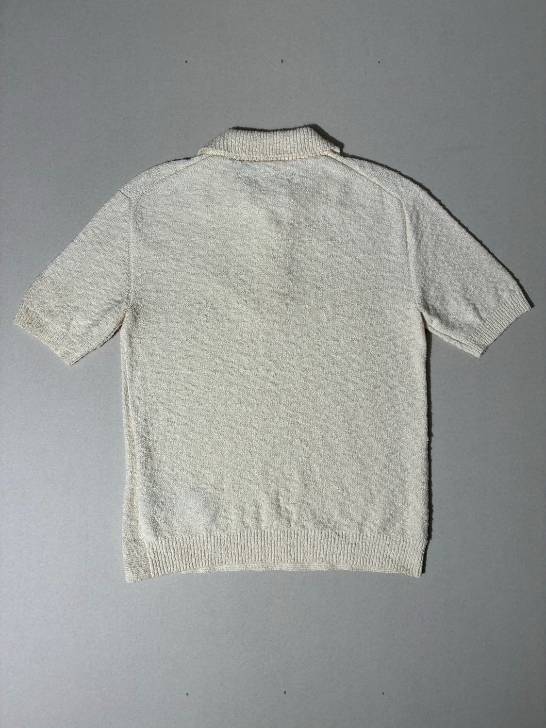 (W)메종 마르지엘라 니트 폴로 셔츠 오프화이트 S사이즈 상품이미지10