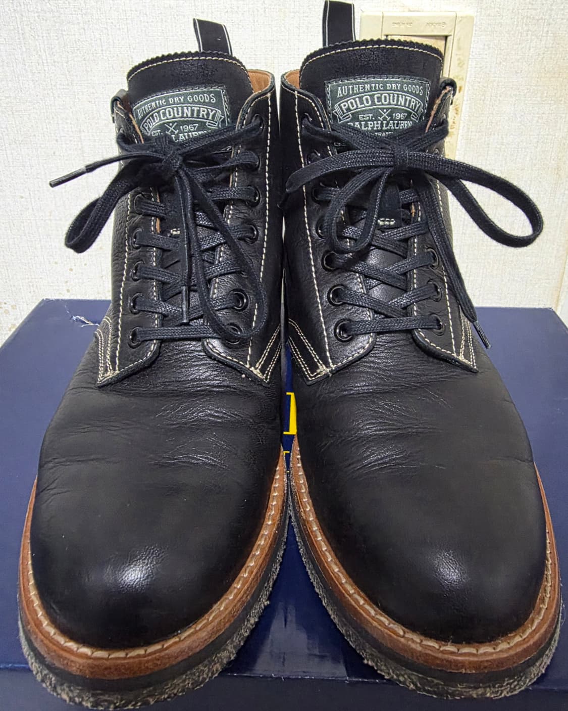 폴로 랄프로렌 텀블드 레더 부츠 260 사이즈 상품이미지3