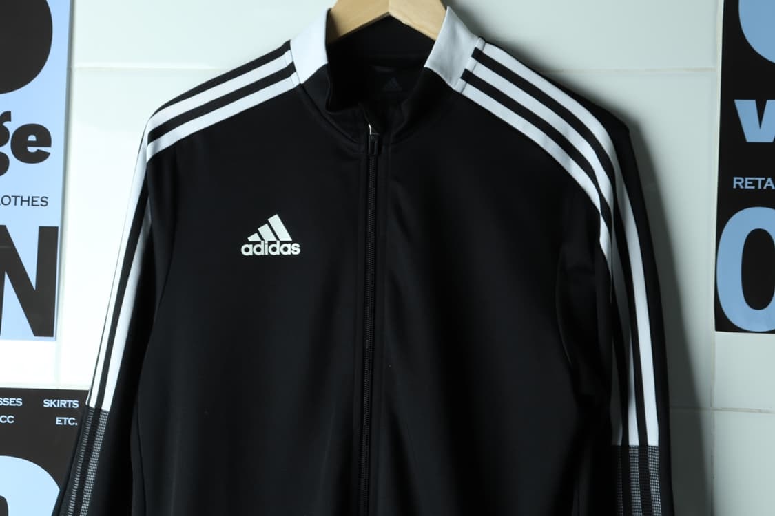 (XL-2XL) 아디다스 집업 바람막이 점퍼자켓 삼선 박시-H32705 상품이미지3