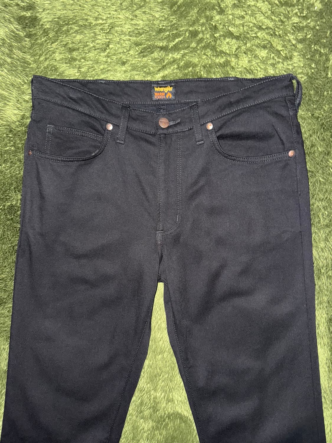 [32] Wrangler 랭글러 재팬 웜 터치 코튼 블렌디드 팬츠 블랙 상품이미지6