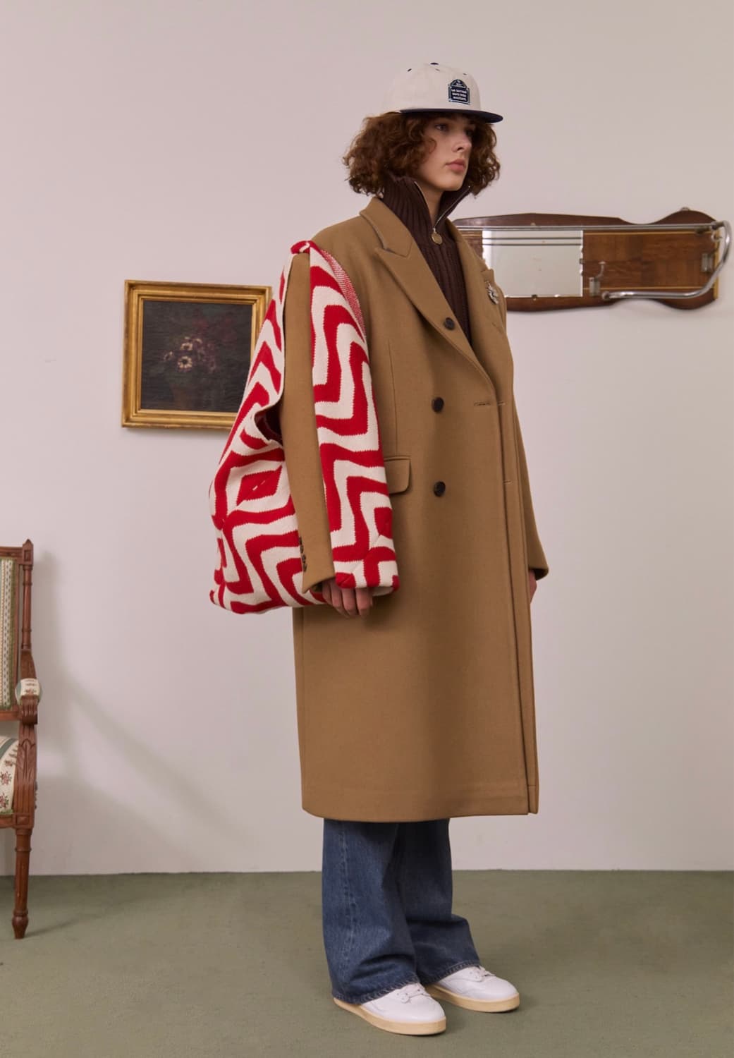 Stu office 더블 코트 L사이즈 상품이미지1