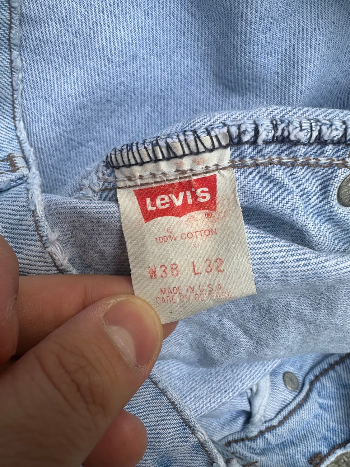 빈티지 90s 리바이스 실버탭 데님 팬츠 상품이미지6