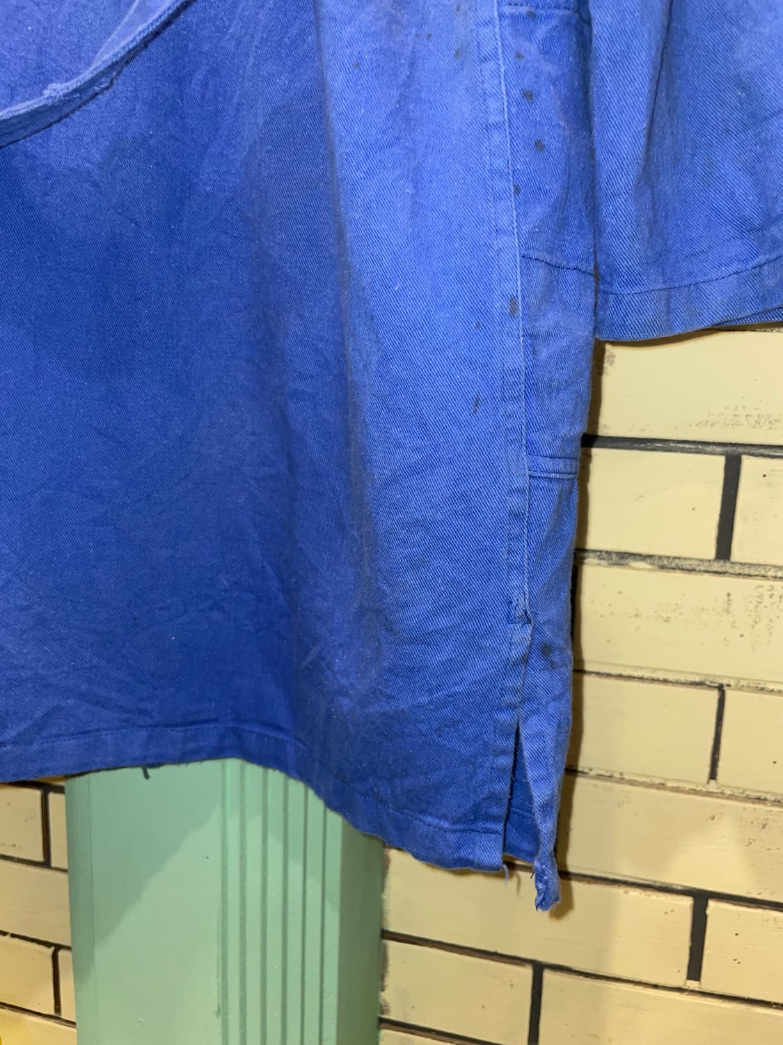 1980–1990s Vintage French Blue Shop Coat 상품이미지9