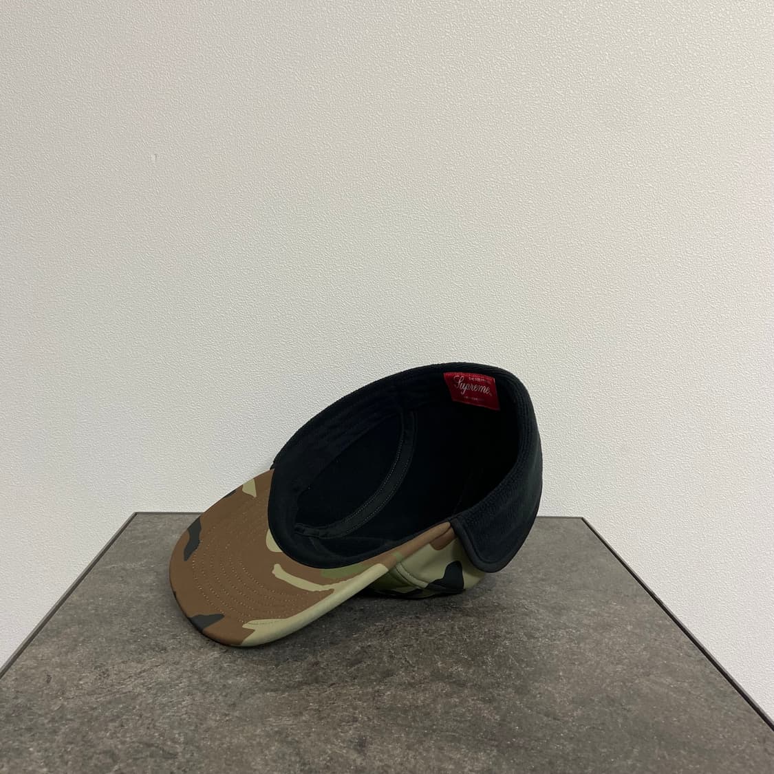 (OS) 슈프림 박스로고 캠프캡 모자 이어플랩 우드랜드 카모 상품이미지6