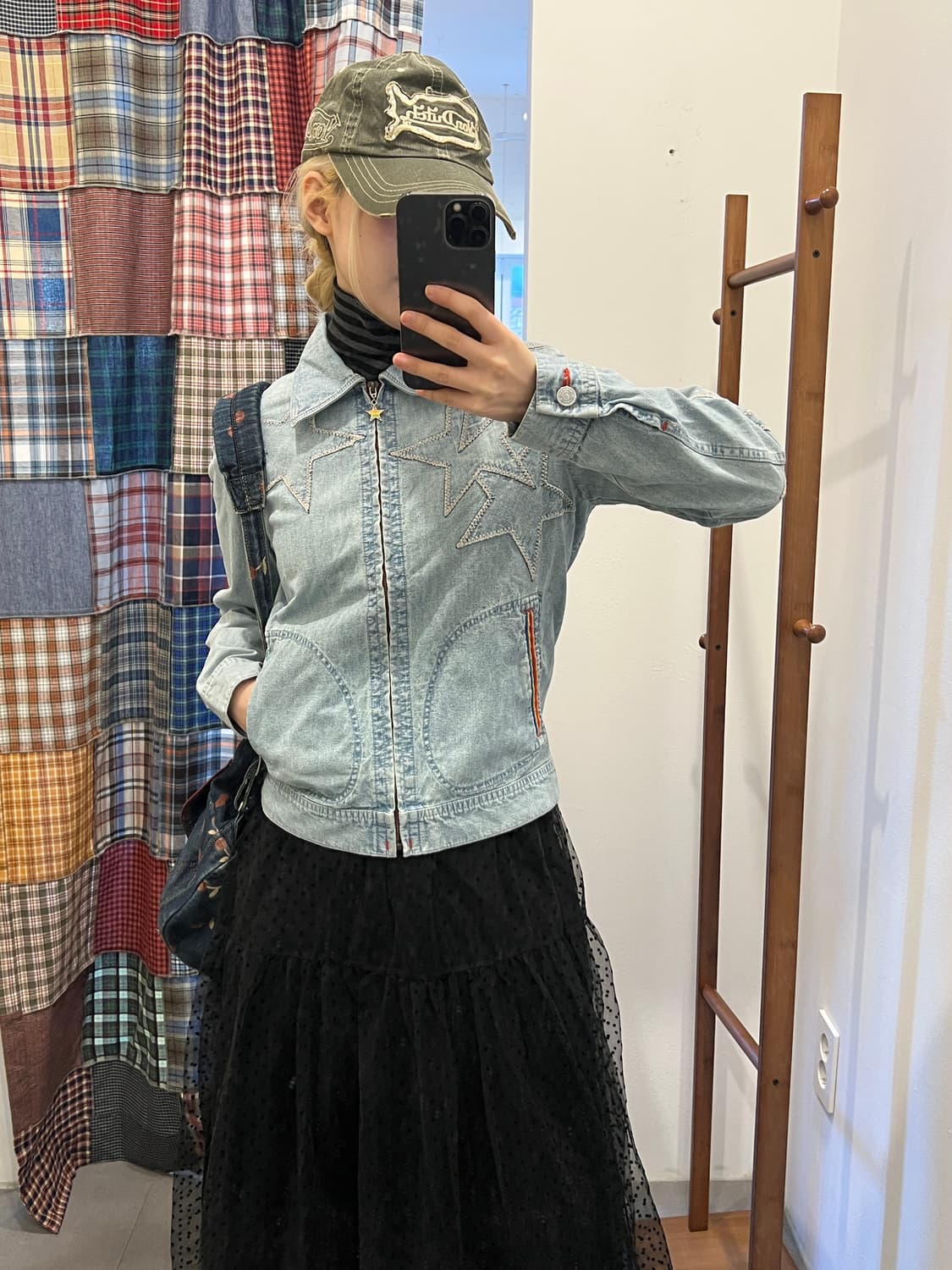 히스테릭글래머 데님 스타 자켓 상품이미지1