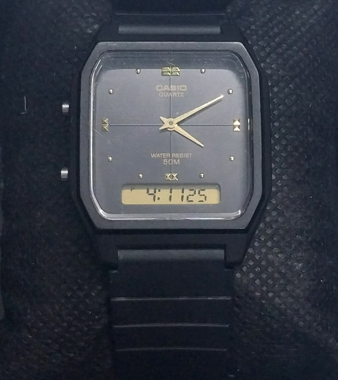 카시오 AW48HE-1AV 블랙 아날로그 디지털 시계 상품이미지2