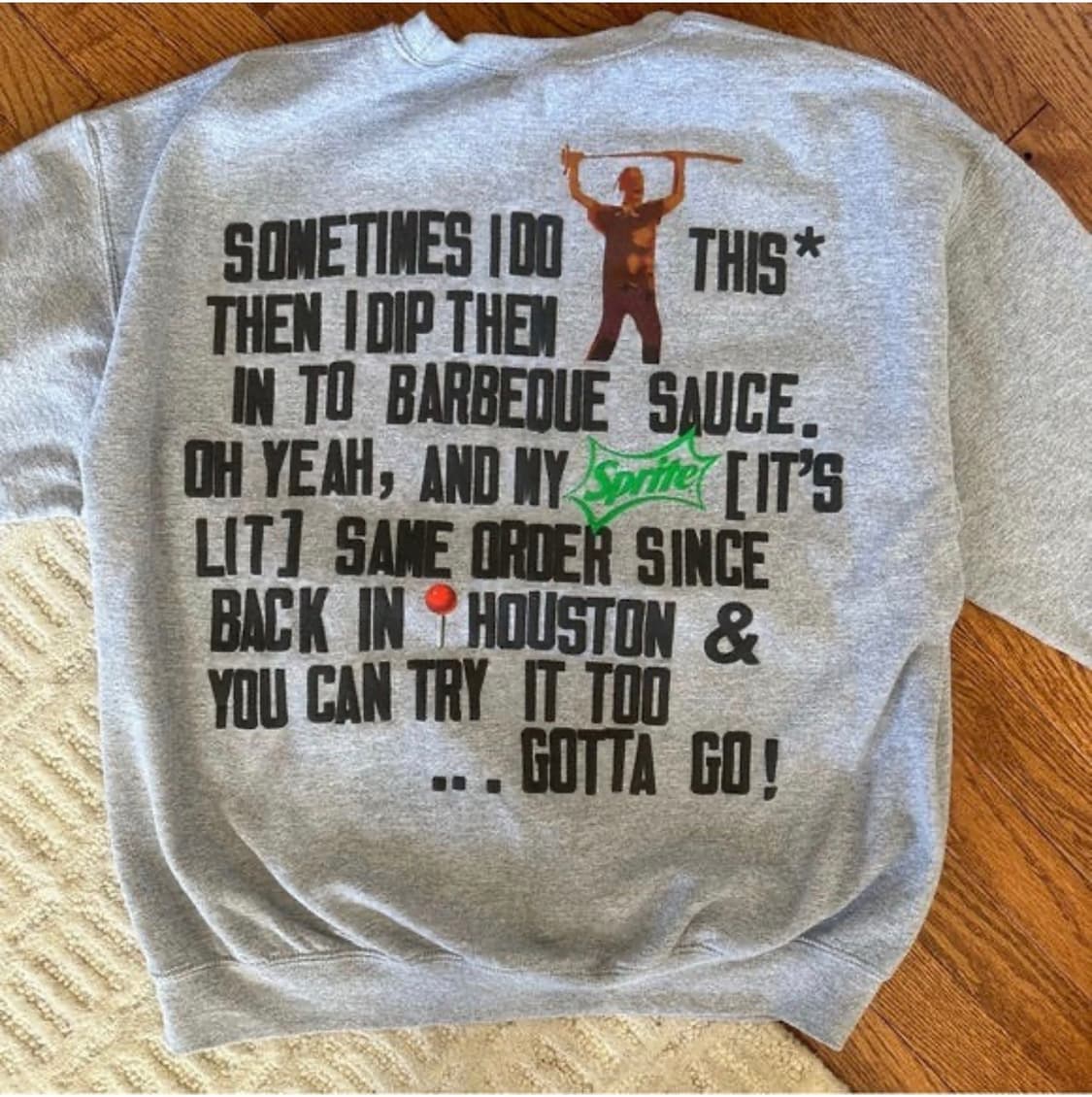 (코쿤 착용) 트래비스스캇 x cofm 맨투맨 L 상품이미지2