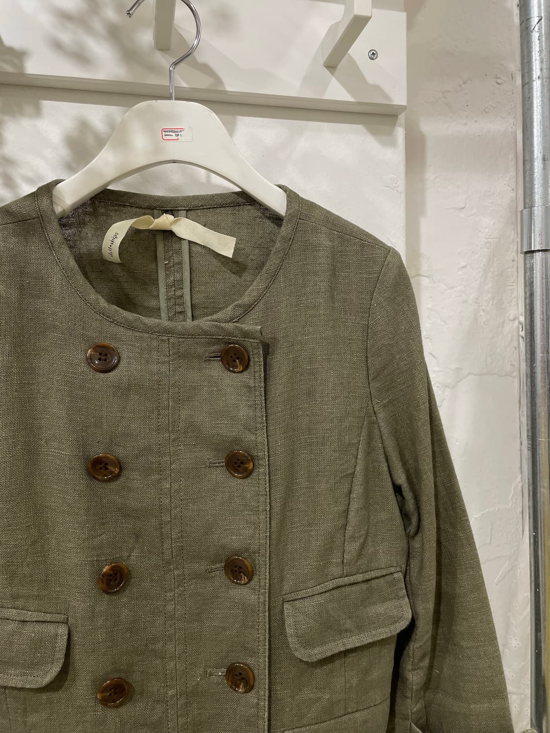 Double-Breasted Linen Jacket 상품이미지8