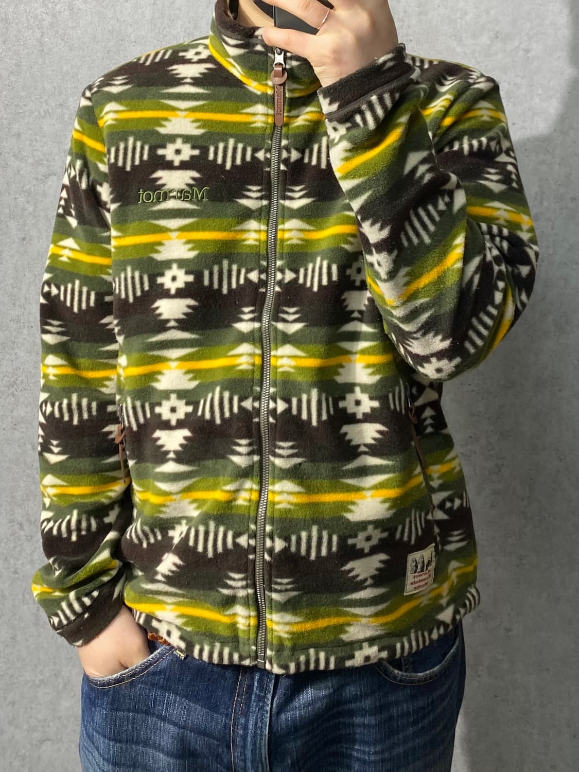 [L] Marmot 마모트 에스닉 나바호 패턴 플리스 자켓 상품이미지10