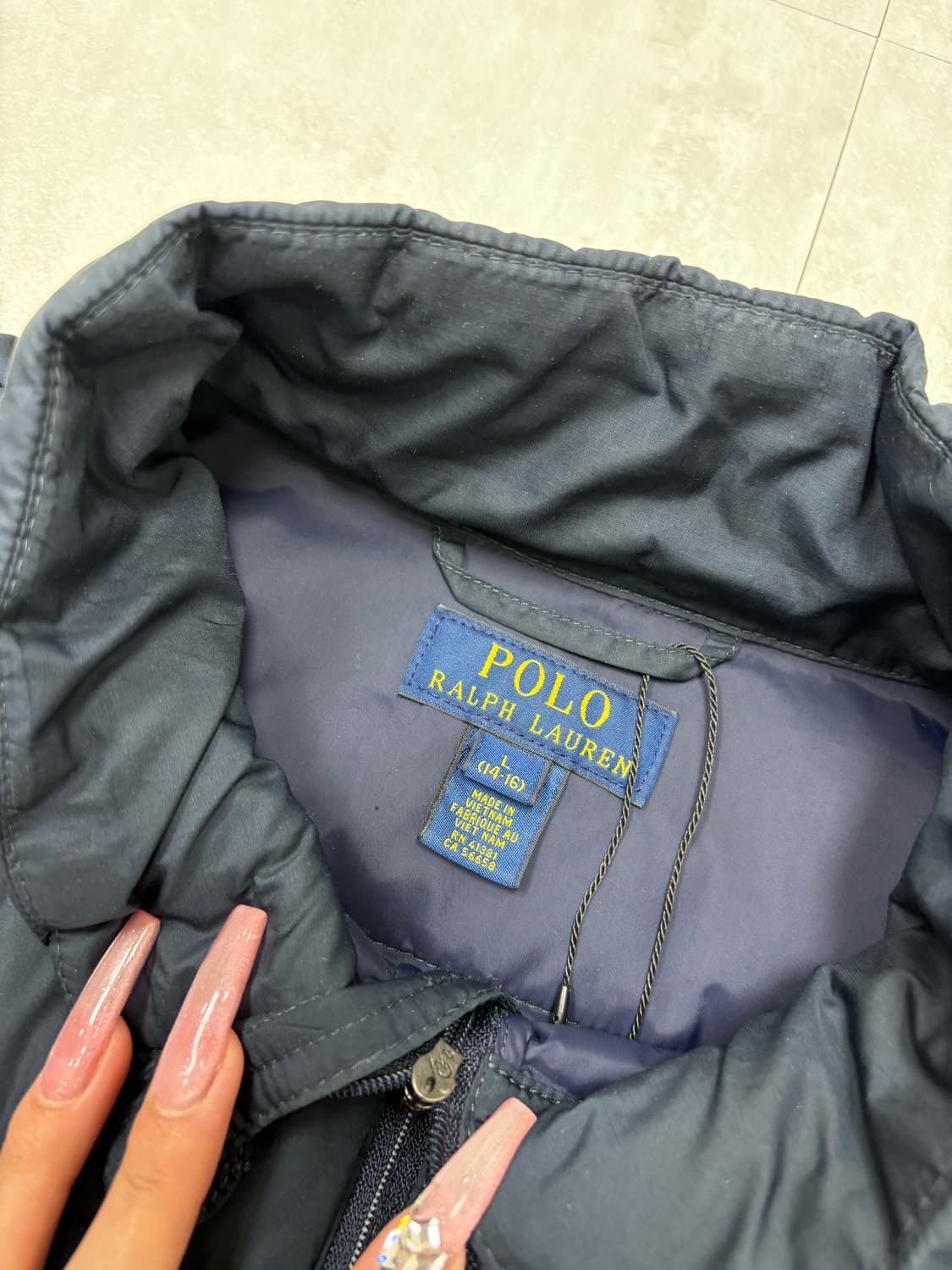 폴로 네이비 경량패딩 #98 상품이미지4