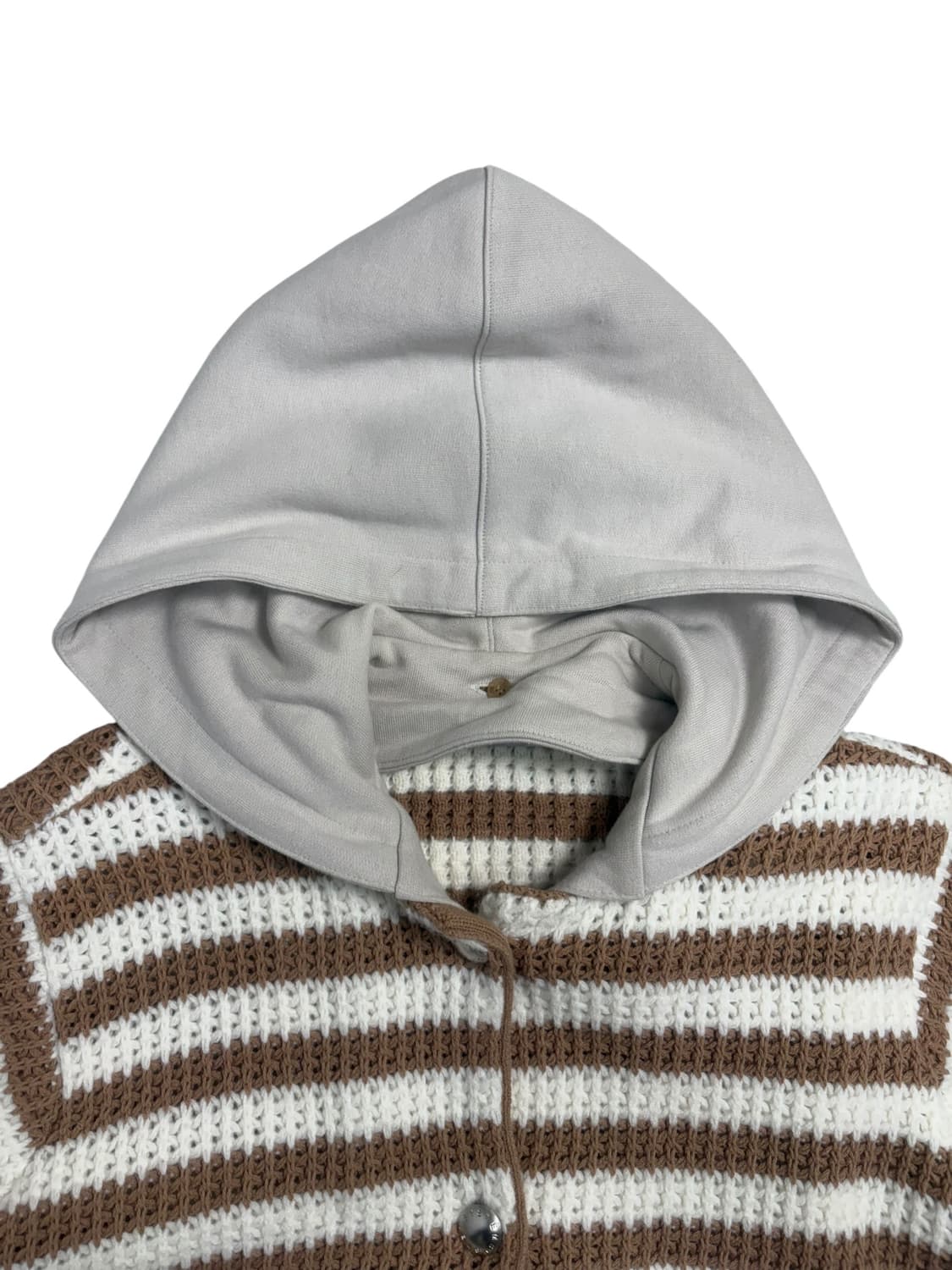 SYSTEM 반팔 니트 후드 가디건 상품이미지4