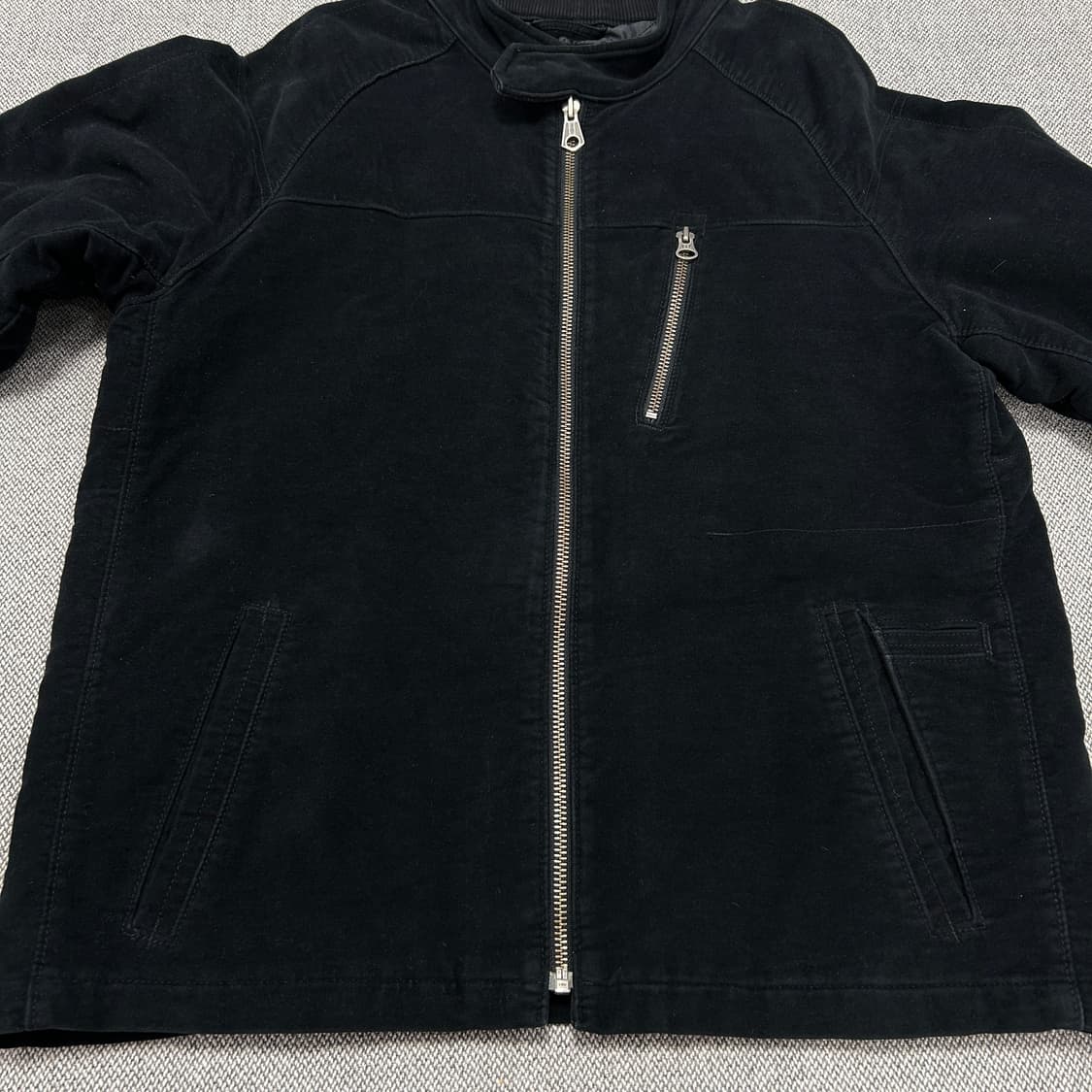 올드갭 GAP 스웨이드 누빔 바이커자켓(실측XL) 상품이미지8