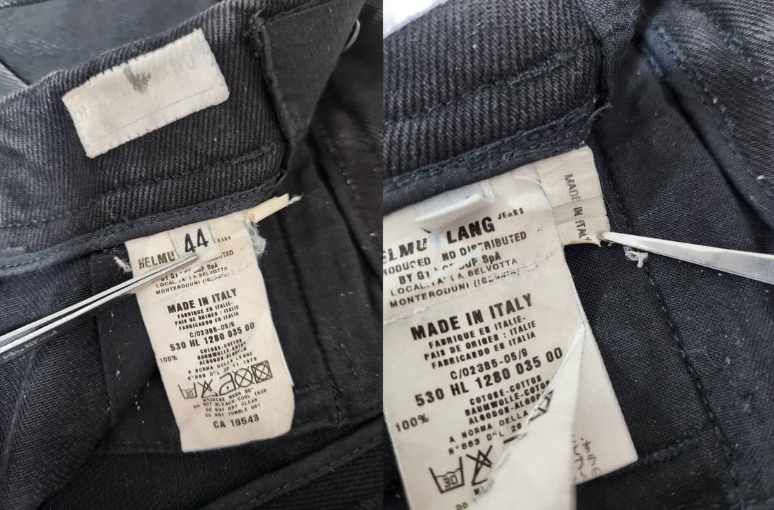 AW1999 Helmut Lang Astro Waxed Pants 상품이미지8