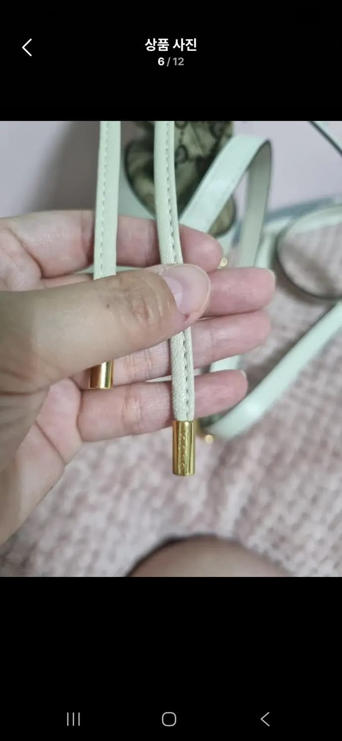 구찌 수프림 화이트 버킷백 상품이미지5