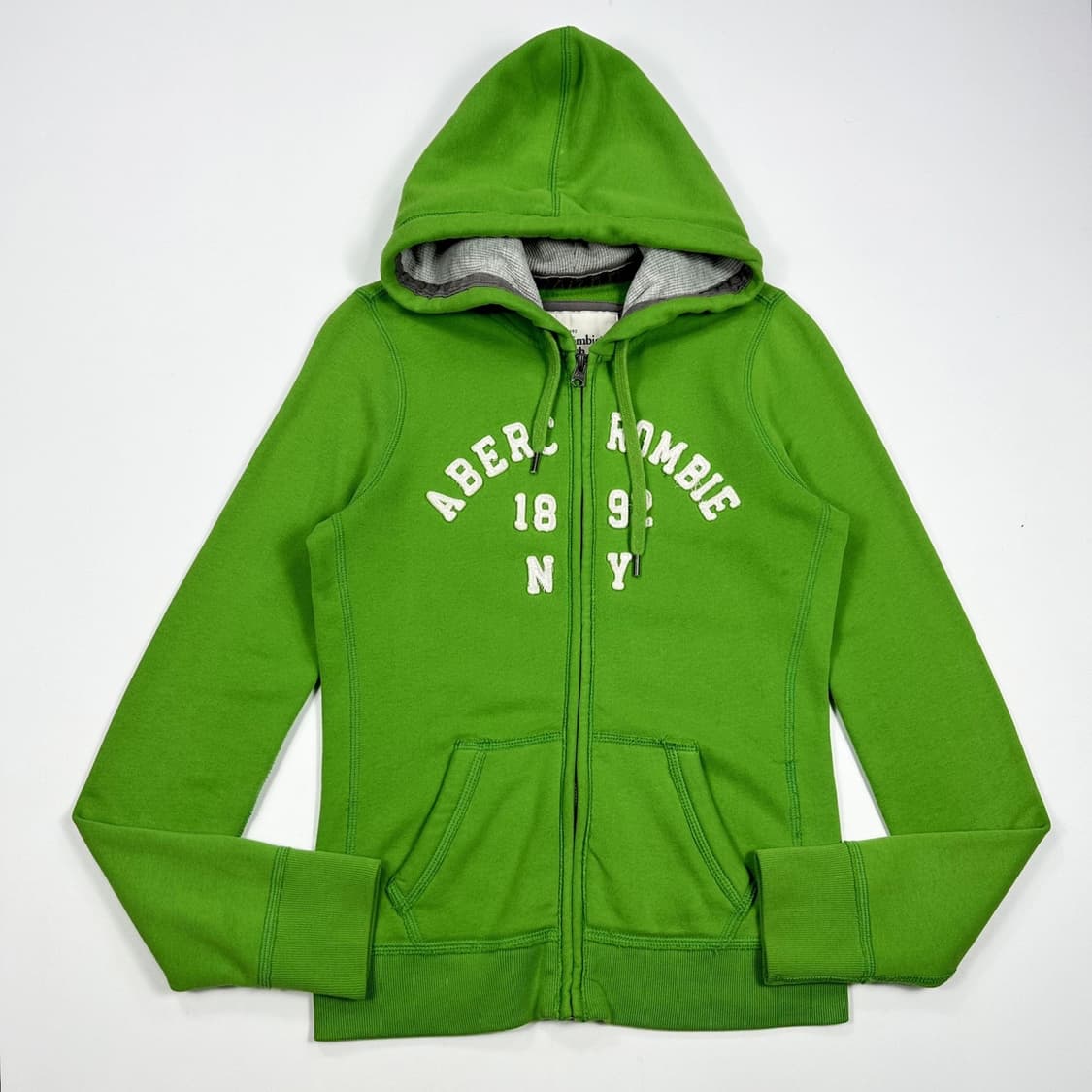 아베크롬비 피치 뉴욕 그린 후드집업 (M 여성추천) 상품이미지2