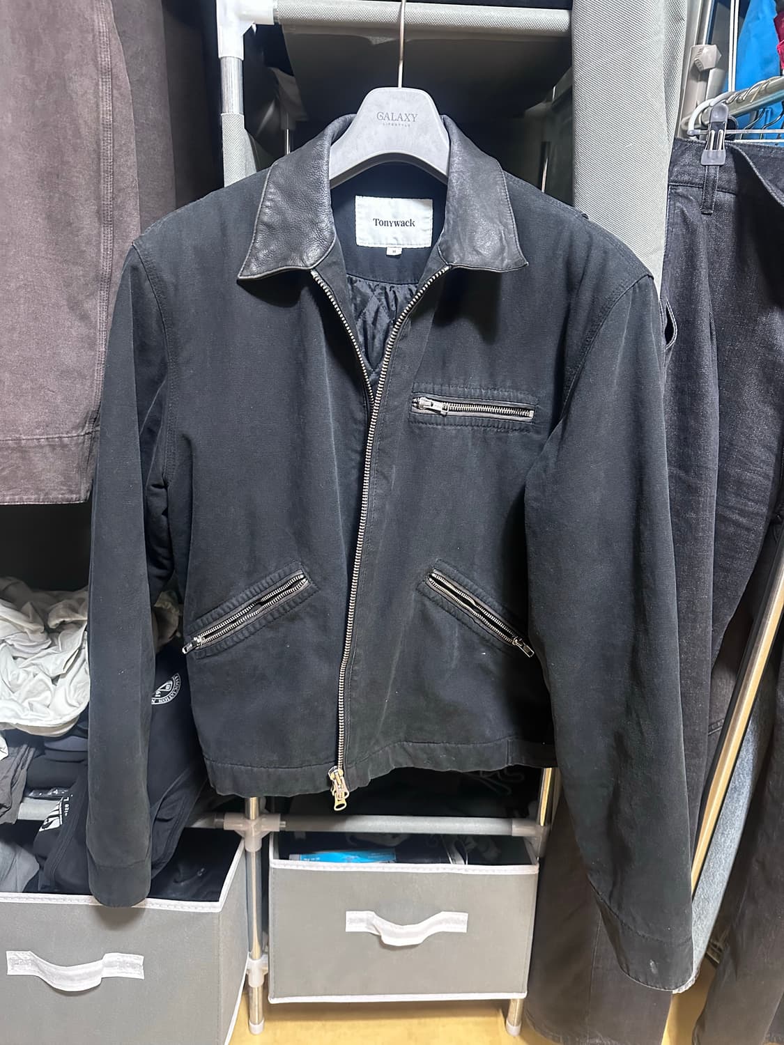 토니웩 레더카라 워크자켓 상품이미지1