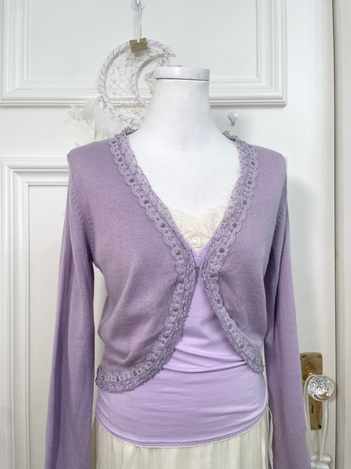 lavender beads point fairy cardigan 상품이미지6