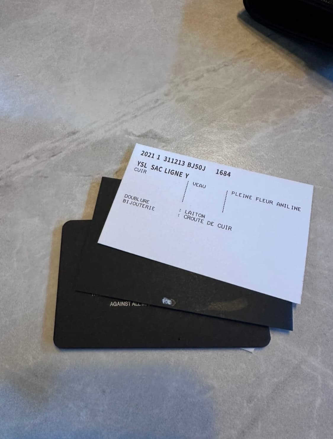 생로랑 마틀라세 반지갑 블랙 금장 입생로랑 마틀라세 엔벨로프 상품이미지4