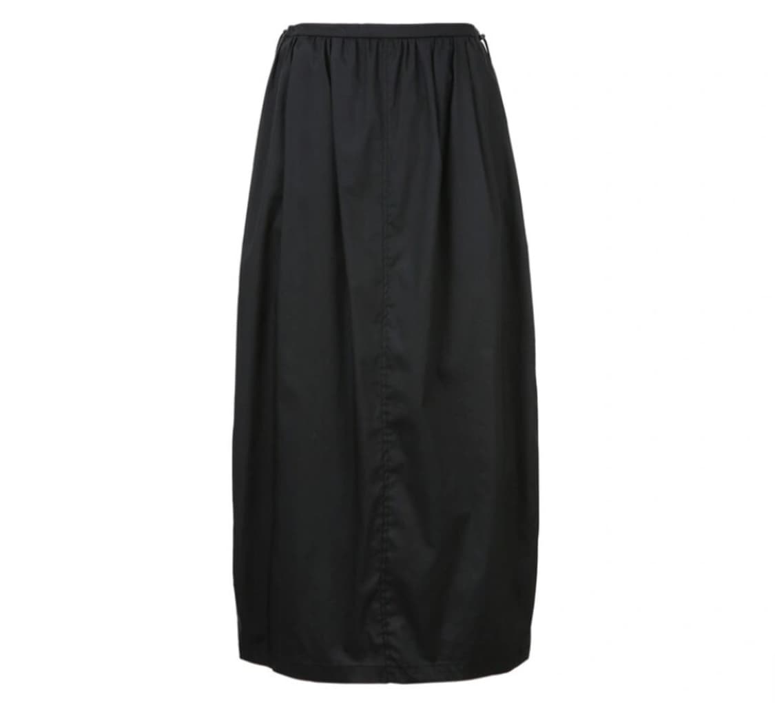 MAISONMARAIS 메종마레 블랙 셔링 스커트 상품이미지3