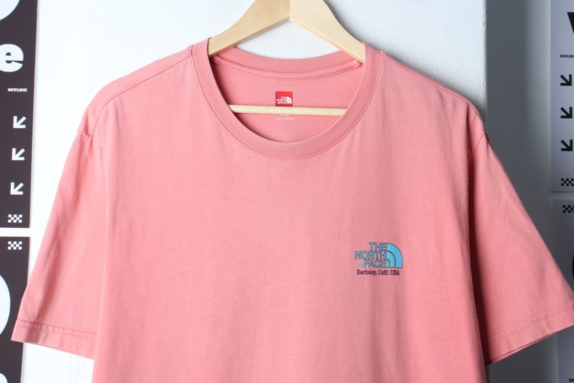 (XL-2XL) 노스페이스 반팔 티셔츠 빅사이즈 버클리 핑크-H32969 상품이미지3