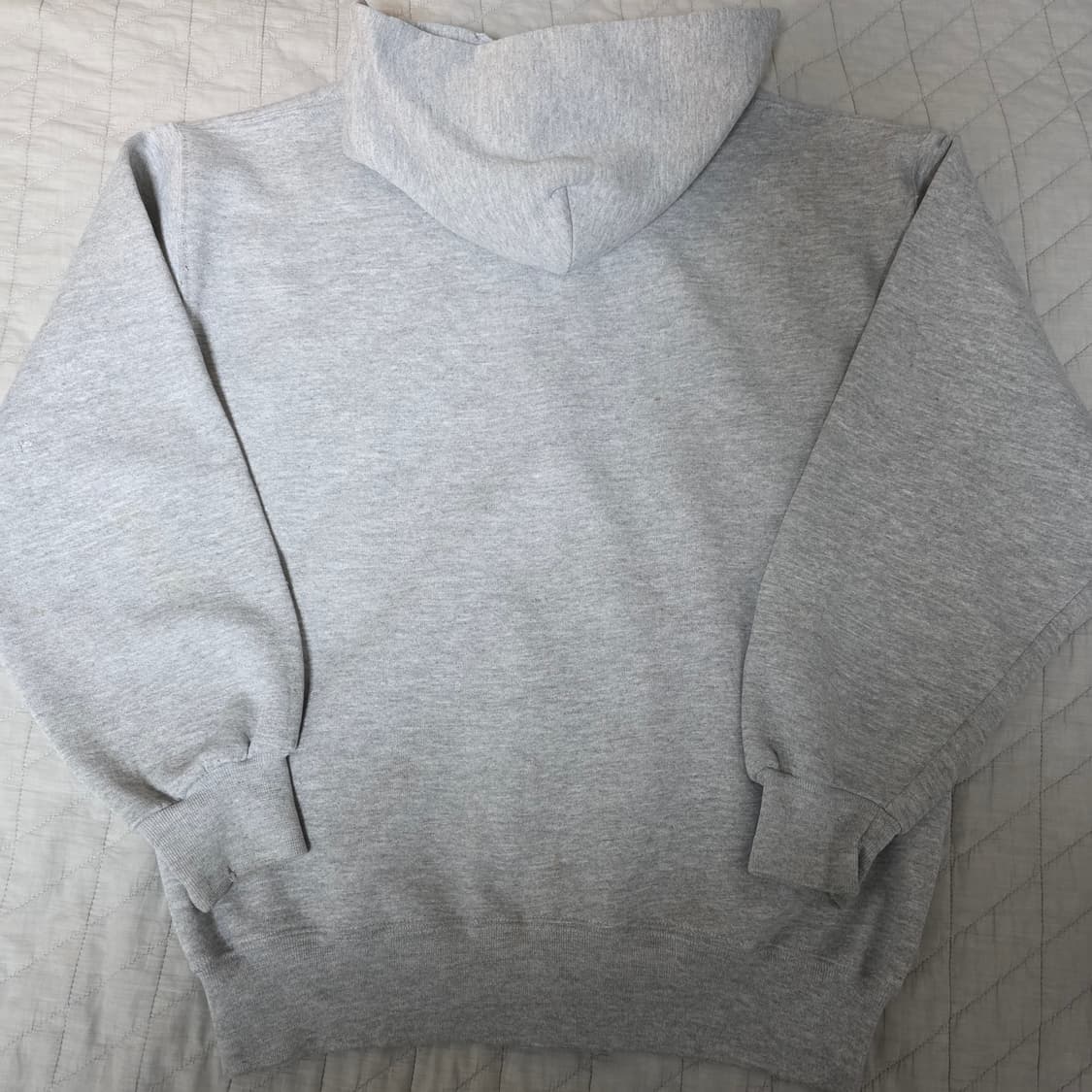 [L] 90s USA 빈티지 러셀 애슬레틱 후드집업 헤더그레이 상품이미지4