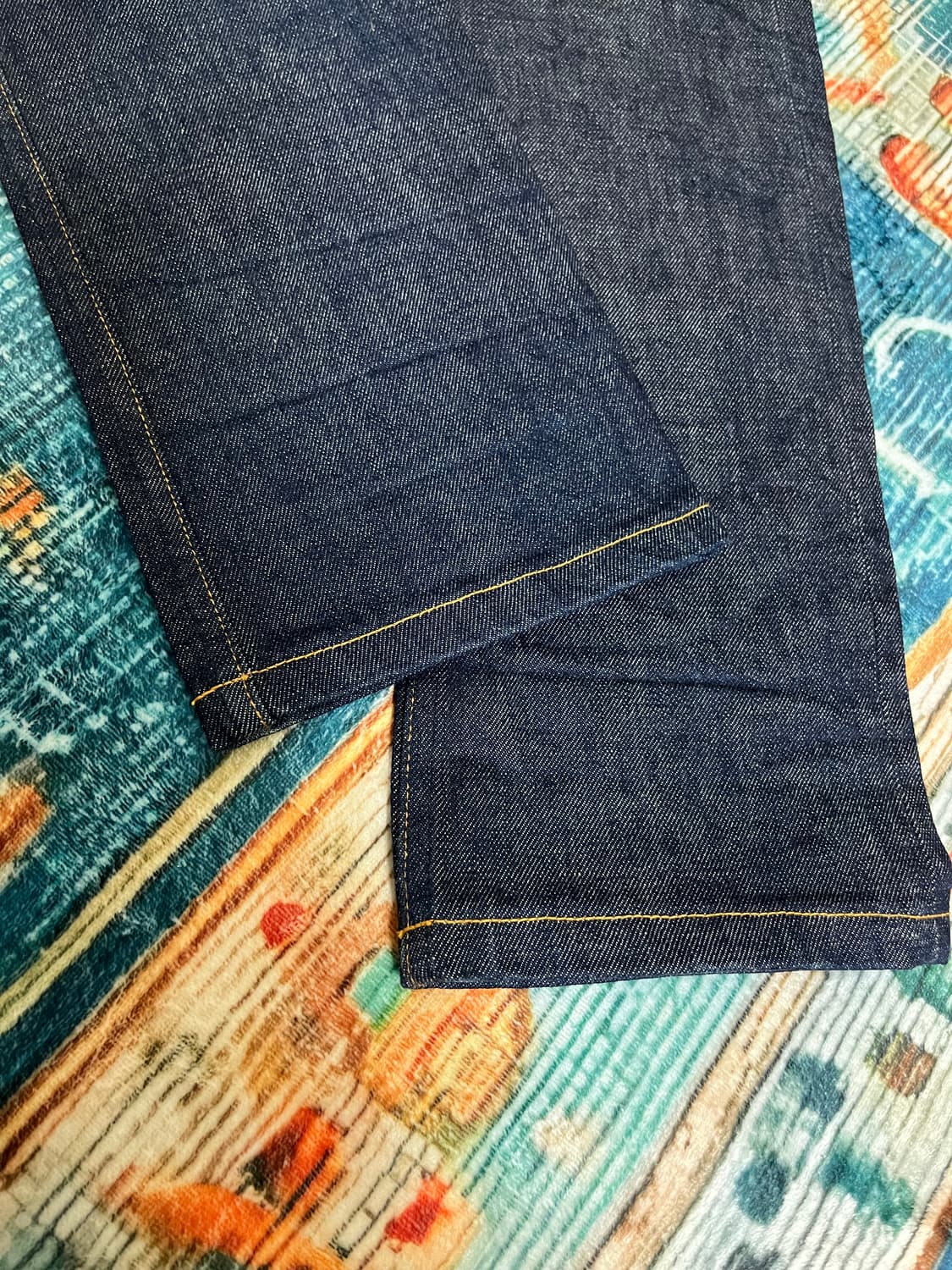 아페쎄 생지 데님 팬츠 새상품급 상품이미지4