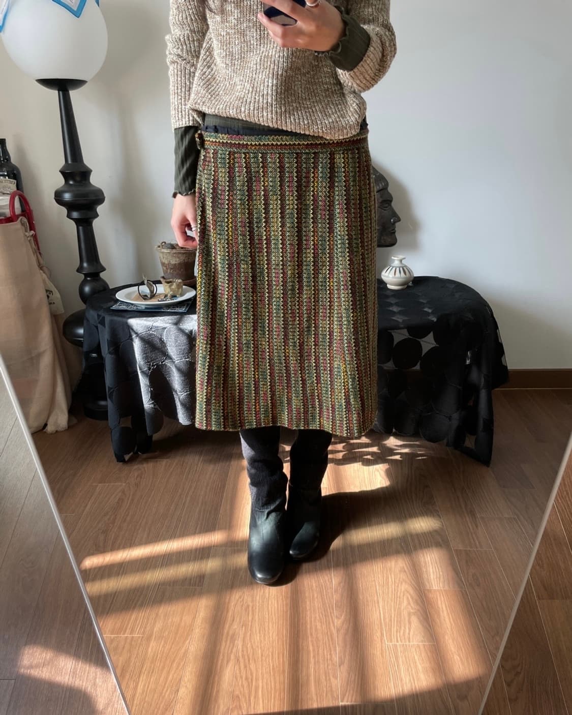 knit long skirt 상품이미지5