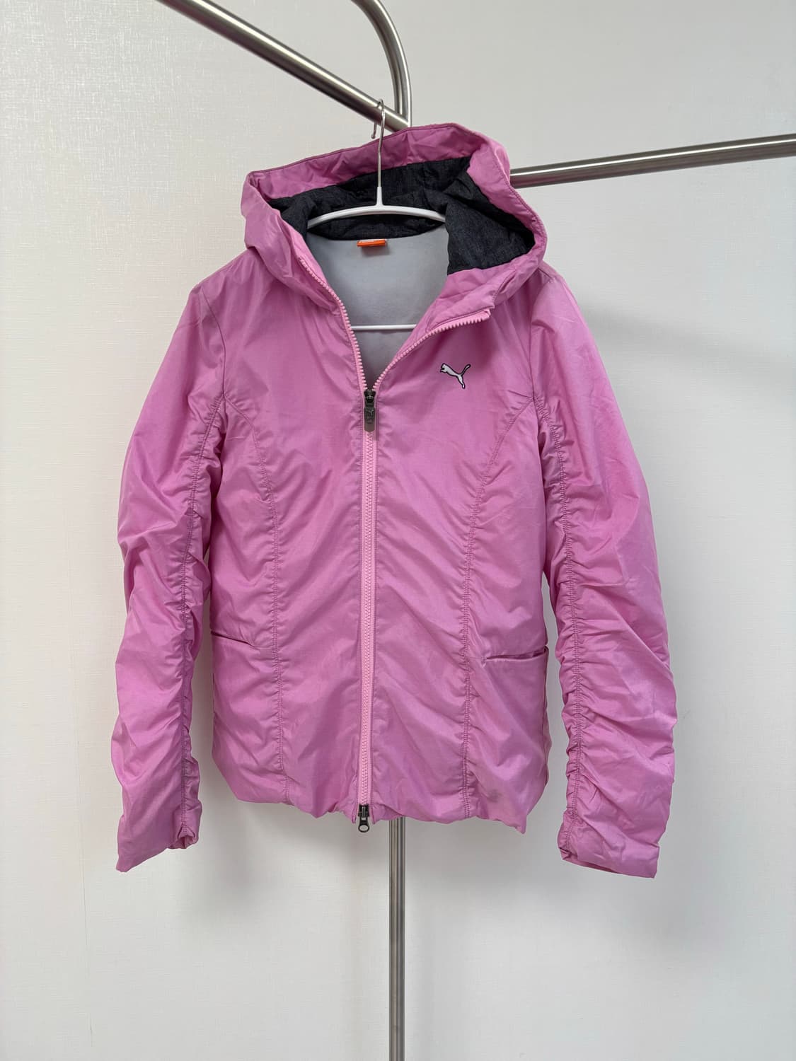 PUMA 블러쉬 핑크 후디 패딩 상품이미지4