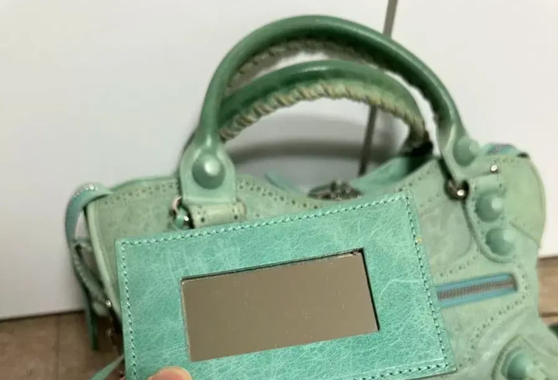 발렌시아가 민트 모터백 커버징 한정판 상품이미지8