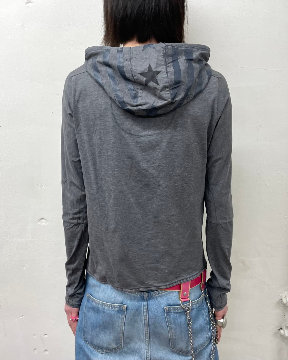 Hoodie Star Grey Hoodie 상품이미지3